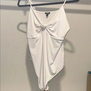 White One-Piece body suit tank top